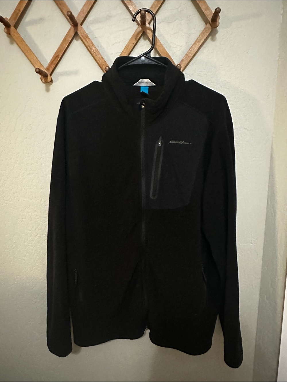 Eddie Bauer Black Lightweight Full-Zip Jacket